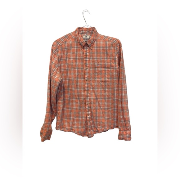 Southern Tide Other - Southern Tide Long Sleeve Men’s Button Down Pink Plaid Linen Blend Trim Fit EUC‎
